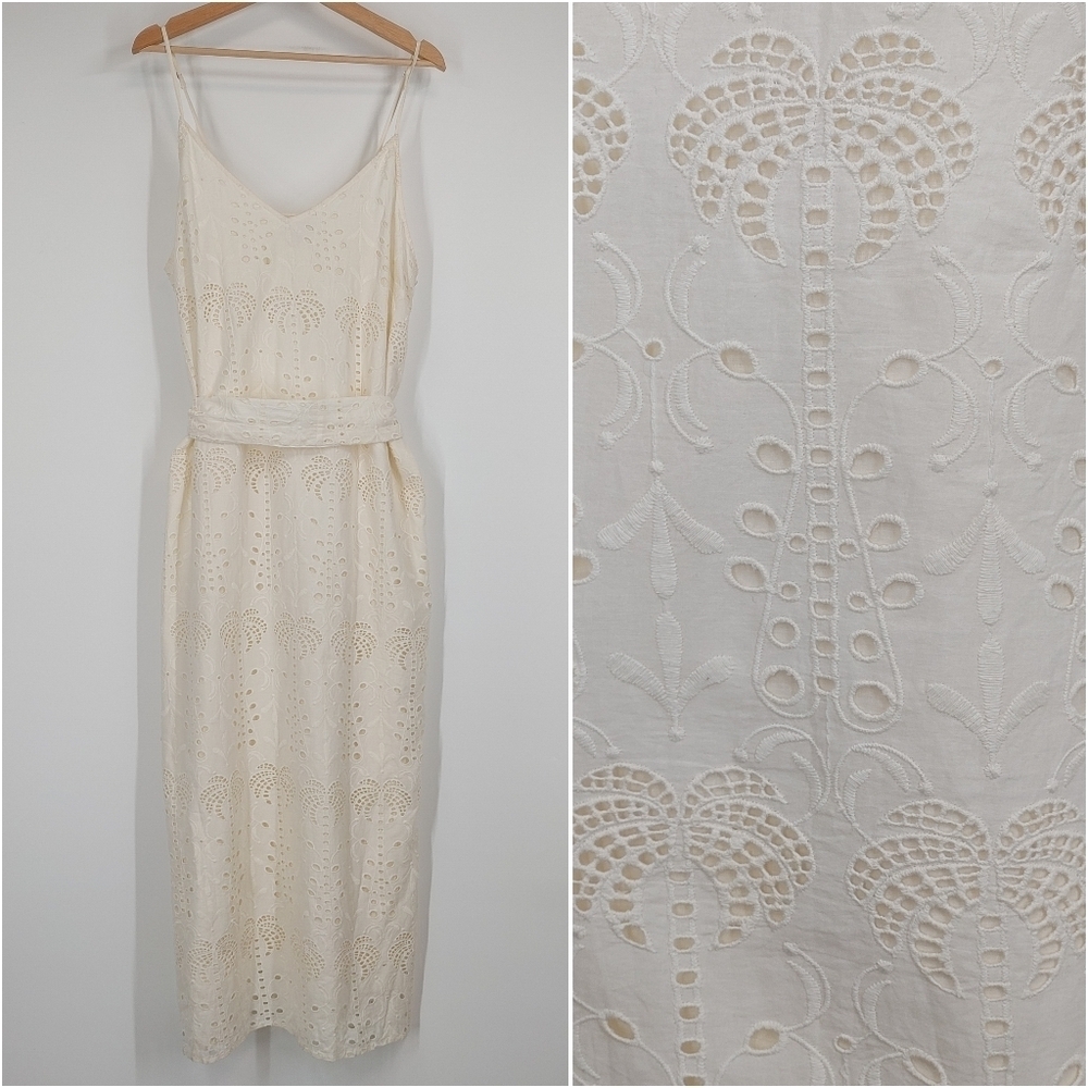 House of Harlow Palm Tree Eyelet Dress